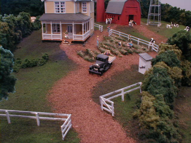 farm house and out house