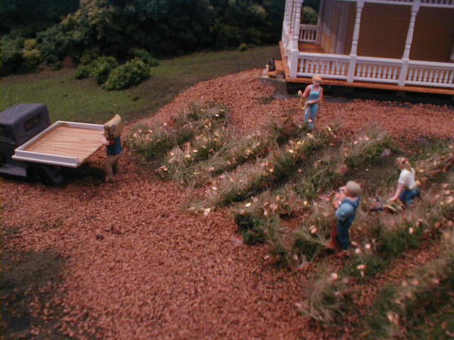 garden model in ho scale